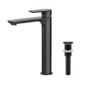 Kibi Tender-T Single Handle Bathroom Vessel Sink Faucet with Pop Up Drain C-KBF1020MB-KPW101MB